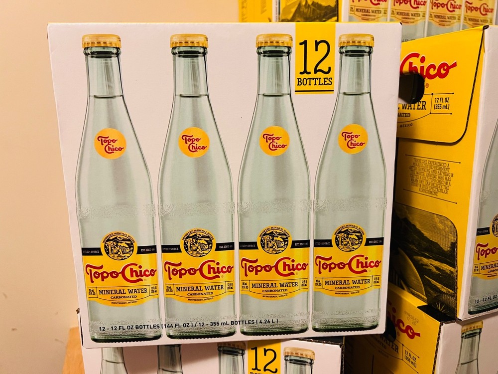 Topo Chico Sparkling Mineral Water Glass Bottle 12fl oz 12pk SOLD OUT EVERYWHERE
