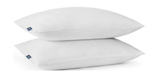 Sertapedic No-Go-Flat Bed Pillow, Standard/Queen, 2 Pack