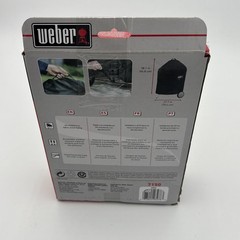 Weber Grill Cover 22in Master-Touch Black Polyester Premium 7150 Weatherproof