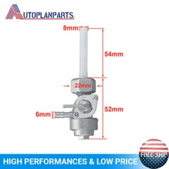 M16 x 1.5 1/4″ Fuel Shut Off Valve Petcock Switch for Generator Gas Engine Tank