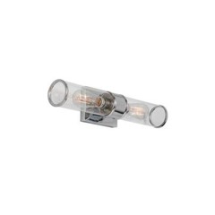 Home Decorators Laurel Falls 19.75 in. 2-Light Chrome Bathroom Vanity Light