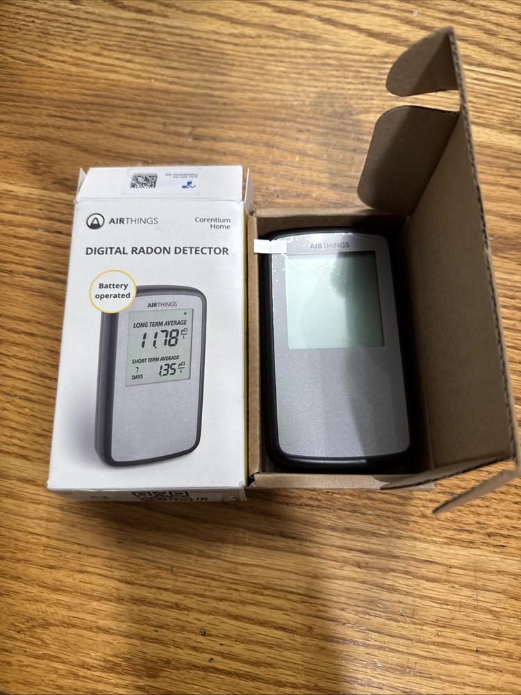 Airthings QRI Corentium Home Digital Radon Detector New in Box