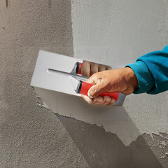 VEVOR Tile Tools, Stainless Steel Flat Finishing Trowel, 10.9 x 4.4 in Concrete