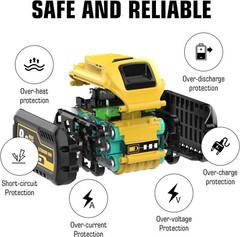 2Pack 9.0Ah for DeWalt FLEXVOLT 20V/60V MAX Battery Lithium-ion DCB609 &Charger
