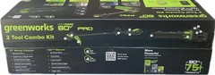 Greenworks 80v Max Power Pro Combo Kit 730CFM Blower and 17” String Trimmer