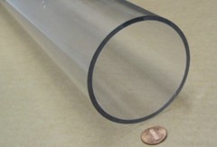 Kmac Polycarbonate Round Clear Tube/ Tubing 3.25″ OD x 3.0″ ID (3 1/4″ x 3.0″)