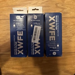 3 Pack GE XWFE AUTHENTIC Refrigerator Replacement Water Filter With RFID Chip