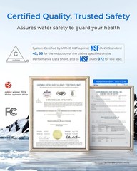 [ Dual Flow ] Waterdrop X12-PRO 1200 GPD Reverse Osmosis Water Filter, Alkaline