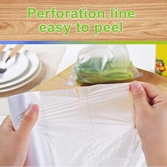 400/Roll 11×14 Clear Produce Grocery Supermarket Bags Plastic Bread Storage Bags