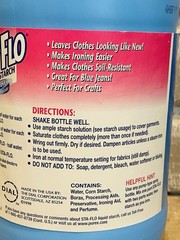 Sta Flo Liquid Starch Concentrated 64 oz Crafts Quilting Laundry Slime Purex