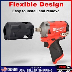 For Milwaukee M12 Protective Tool Boot FUEL Stubby Impact Wrenches 2554, 2555P
