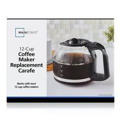 Mainstays 12 Cup Glass Replacement Carafe