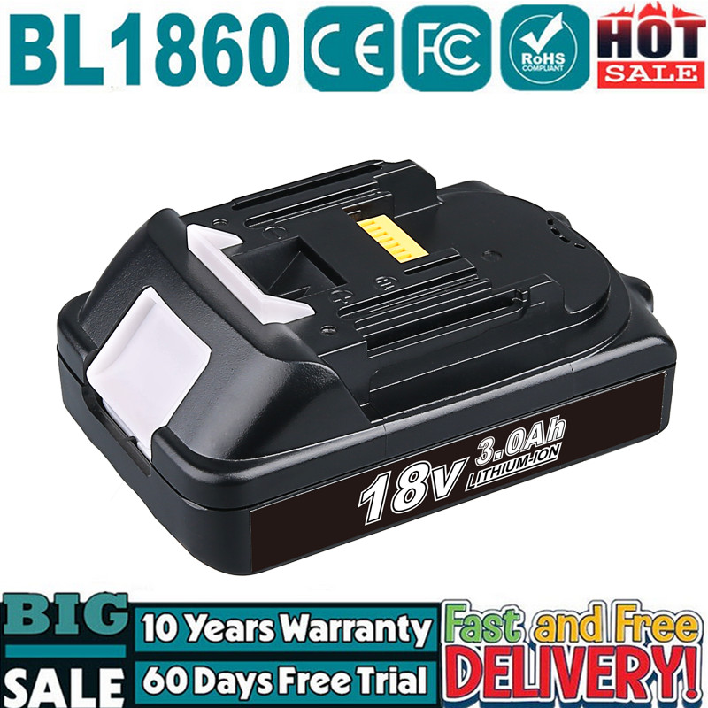 18V 3.0Ah 18Volt Battery For Makita Lithium Battery BL1830 BL1815 BL1820 New