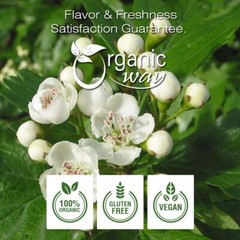 Organic Way Hawthorn Leaf and Flower Cut & Sifted – Kosher & USDA Certified