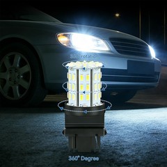 3157 3057 3457 4157 LED Bulbs 4 Pack 64 SMD 6000K White for Turn Signal Lights