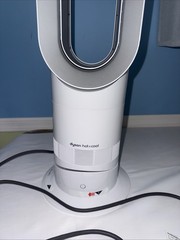 Dyson AM09 Hot & Cool Jet Focus Fan Heater- White/Silver