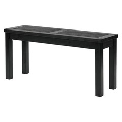 1 PCS 40inch Outdoor Wooden Porch Bench Garden Furniture for Backyard Seat