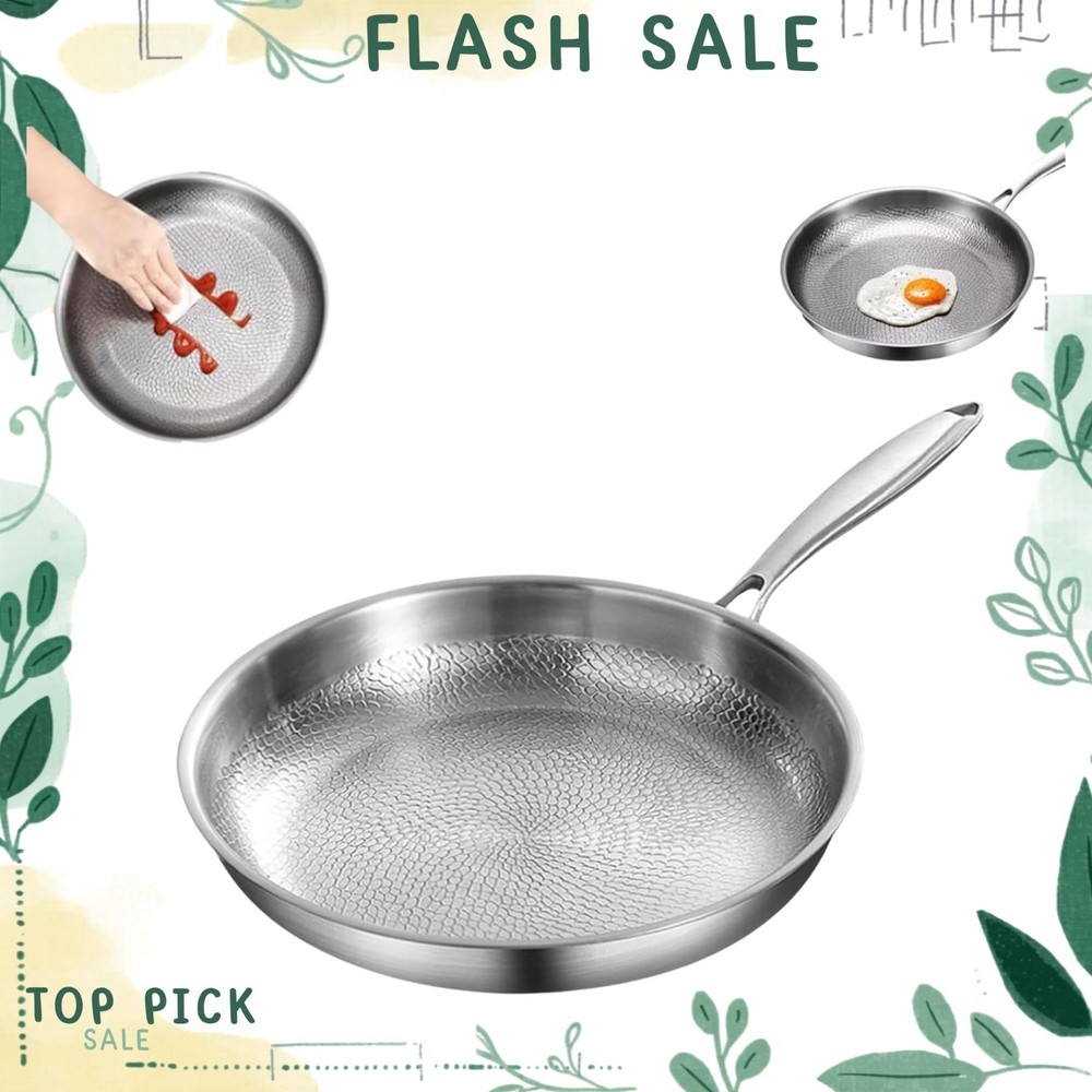 NEW Titanium Hammered Pan 2025 Multifunctional Ultra-Durable Non Stick Heating