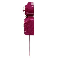 RUBY RED KIT CAT CLOCK 15.5″ Glitter MADE IN USA Free Battery Kit-Cat Klock NEW