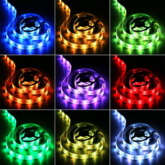 Battery Powered LED Strip Lights 24Keys Remote Controlled DIY Indoor & Outdoor