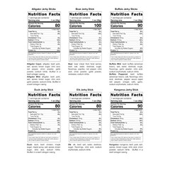 Buffalo Bob’s Wild Game Meat Snack – Jerky and Meat Stick Assortments