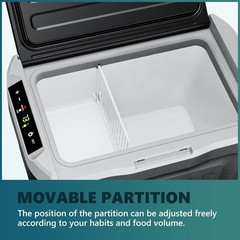 12V Portable Refrigerator Freezer -4℉~68℉ Car Cooler 12/24V DC 110V AC Camping