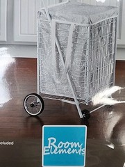Room Elements Rolling Utility Cart Liner New B3 ( 13 In. x 16 In. x 19.75 In H)