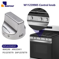 W11239985 Control Knob w10850015 Compatible With Whirlpool Gas Ranges