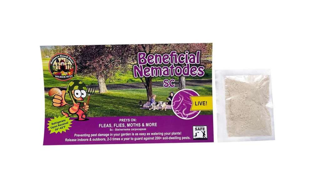Beneficial Nematodes SC – Targets Fleas, Flies, Moths & More