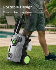 Electric Pressure Washer 5000PSI Max 3.0GPM Portable Power Washer 4 Quick Nozzle