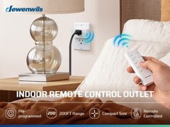 DEWENWILS Remote Control Outlet, Indoor Wireless Remote Outlet Switch 5 Outlets