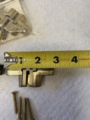 Soss Invisible Hinges 1 Set No. 208 And 1 Set No. 204 Both Unused