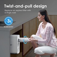 Waterdrop Refurbished TSU 0.01μm Ultra-Filtration Under Sink Water Filter System
