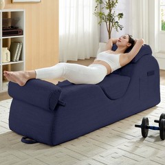 Zafly Yoga Chaise Lounge Indoor, Yoga Chaise, Ergonomic Reading Chair for Adults