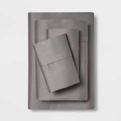 Threshold 400 Thread Count Cotton Sateen 4-Piece Sheet Set Luxurious