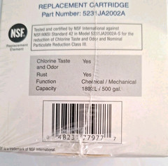SEALED GENUINE LG WATER FILTER CARTRIDGE LT500P 5231JA2002A 6 MONTH 500 GALLON