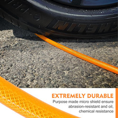 Air Compressor Hose 1/4 Inch X 100 Feet Flexeel Reinforced Polyurethane (PU) Air