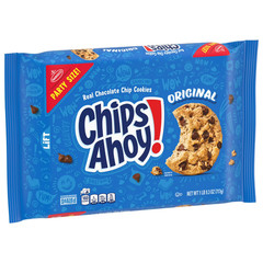 CHIPS AHOY! Original Chocolate Chip Cookies, Party Size, 25.3 oz Free Shipping