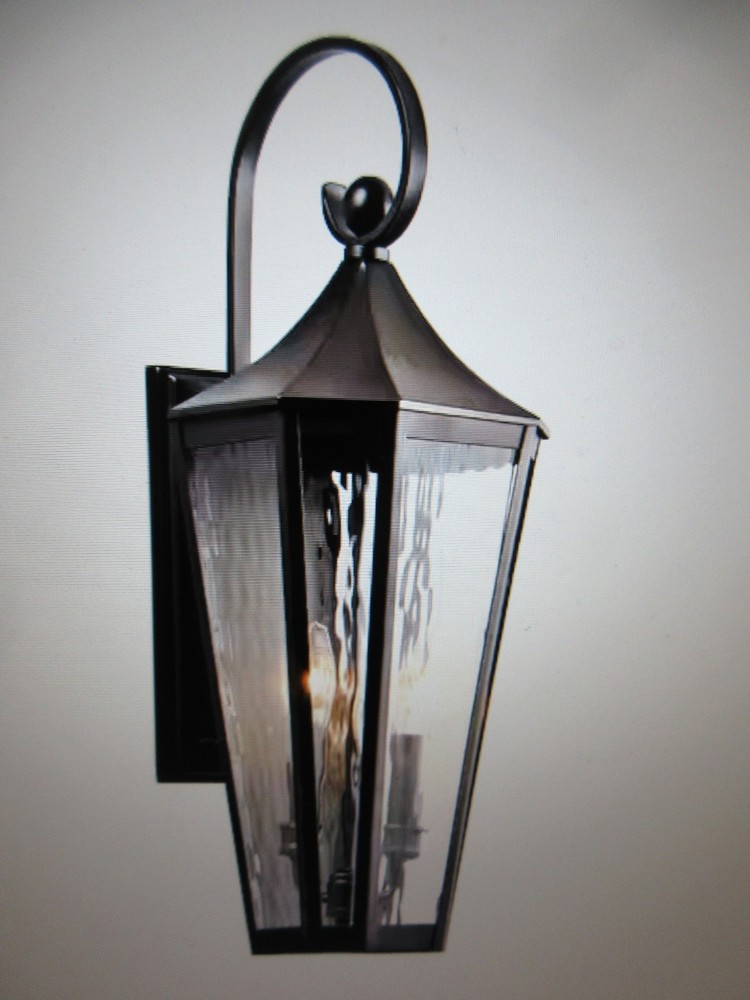 Kichler Rochdale 24.25 in. 2-Light Olde Bronze Outdoor Wall Lantern Sconce