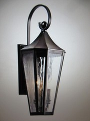 Kichler Rochdale 24.25 in. 2-Light Olde Bronze Outdoor Wall Lantern Sconce