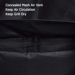 iCOVER BBQ Barbeque Gas Grill Cover 60 inch, Heavy Duty 600D Canvas Smoker Cover
