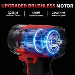 New For Milwaukee M18 Bettery Brushless 1/4″ Hex Impact Driver – Bare Tool