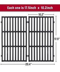 2x 17.5″ 7637 Grill Grates for Weber Spirit & Spirit II 200 E210 E220 S210 S220