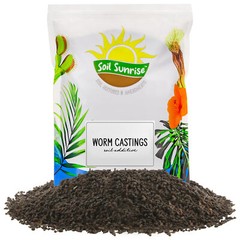Organic Worm Castings, All Natural Soil Amendment, Soil Builder, and Fertilize