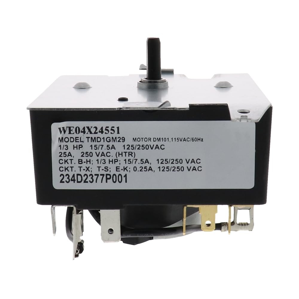 Exact WE04X24551 Clothes Dryer Timer Control for GE TMD1GM29 234D2377P001