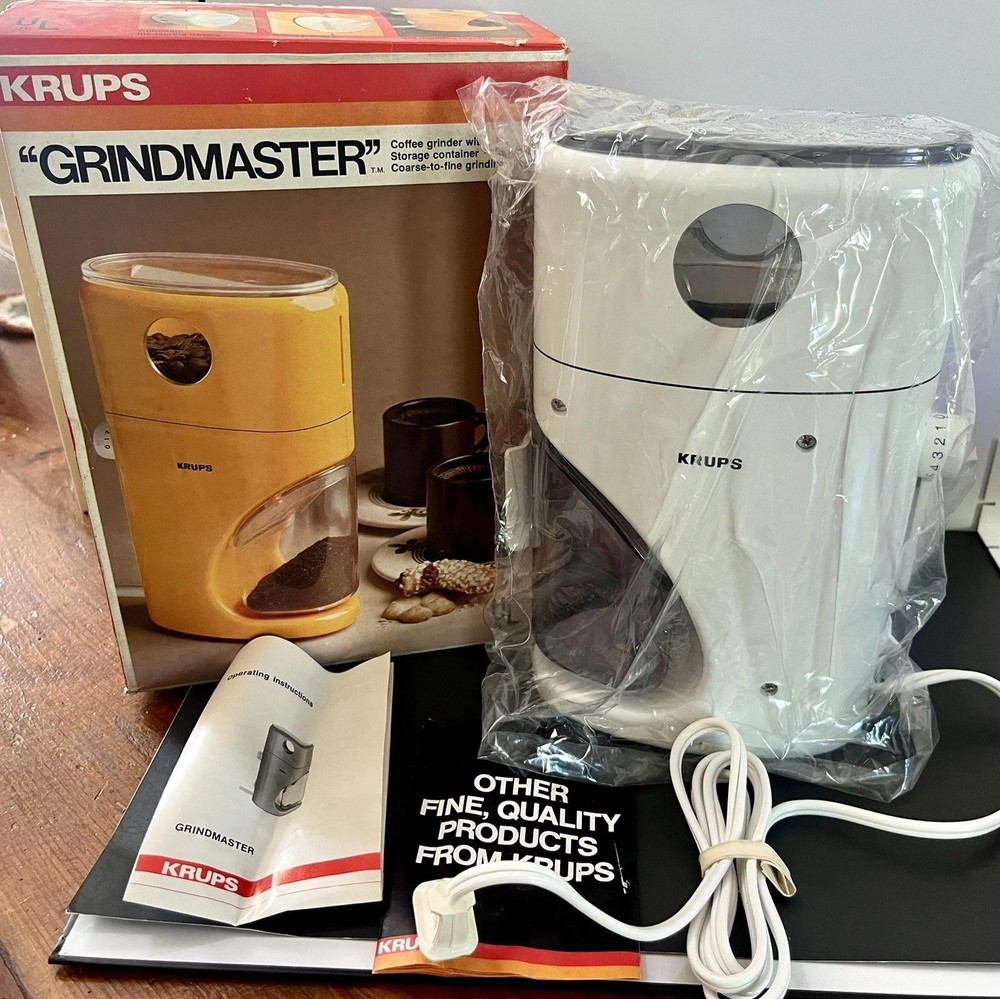 Mr Fusion Back To The Future KRUPS Coffee Grinder Type 223 Box Never Used Works!