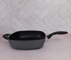 Swiss Diamond Classic Nonstick Deep Square Grill Pan, 11 Inch – NEW