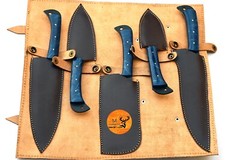 Custom made Forged High Carbon Steel KITCHEN KNIVES CHEF SET 2651