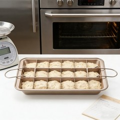 12.2*7.68*1.57in Carbon Steel Baking Sheet with Divider Nonstick Baking Pan