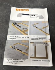12 IN 1 Framing Tools, 12-24 Inches Framing Stud Layout Tool, Stud Framing